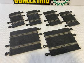 Scalextric: SCALEXTRIC EXIN - LOTE PISTAS RECTAS MEDIAS Y CUARTOS DE RECTA